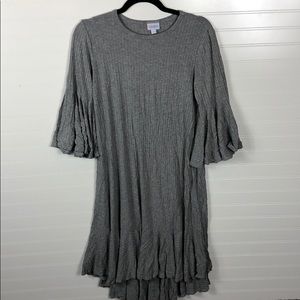 **RARE** LuLaRoe Maureen Dress - Gray EUC